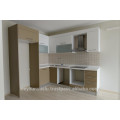 Plain Desing Günstige Preis Kitchen Cabinet, Lackierte Tür und Pantry Cabinet